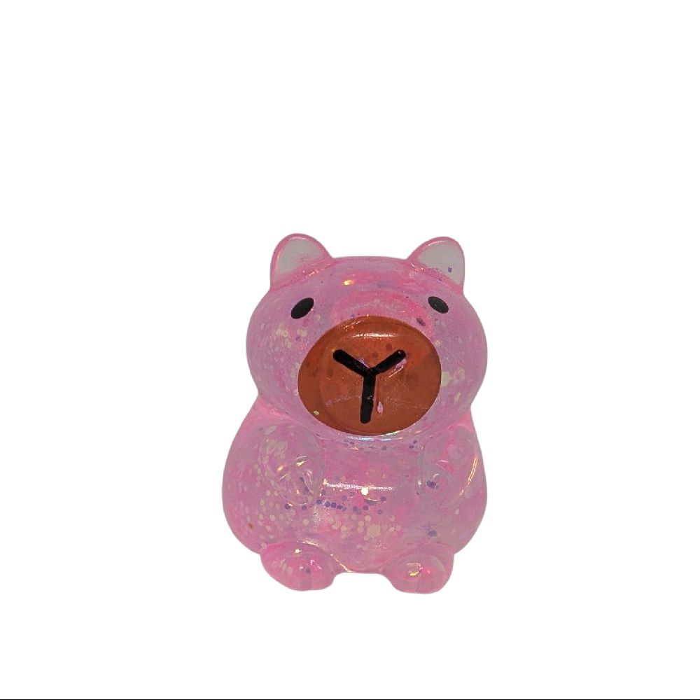 1PC Sugar Glitter Squishy Capybara