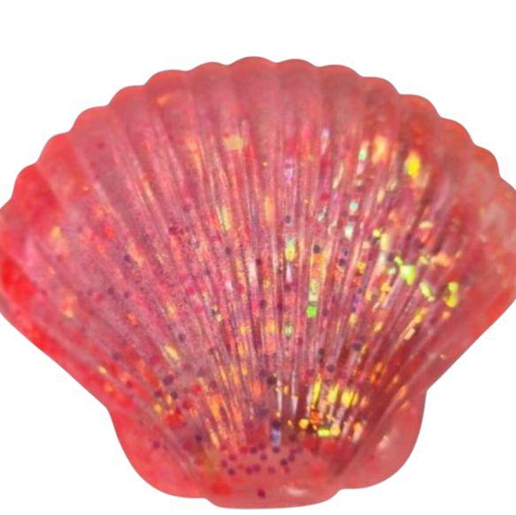 1 PC Sugar Squishy Glitter Seashell Fidget