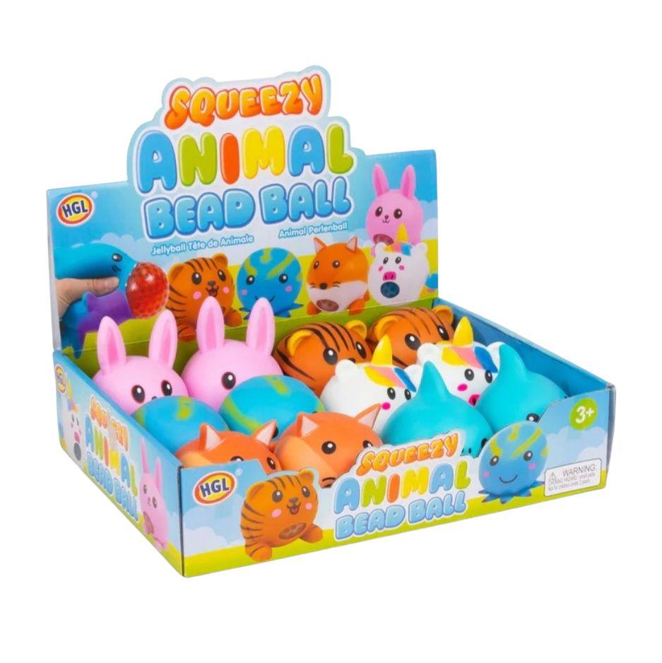 Squeezy Animal Bead Ball