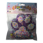 SQUISHY LARGE CAT PAW WITH GLITTER & BOBBLES