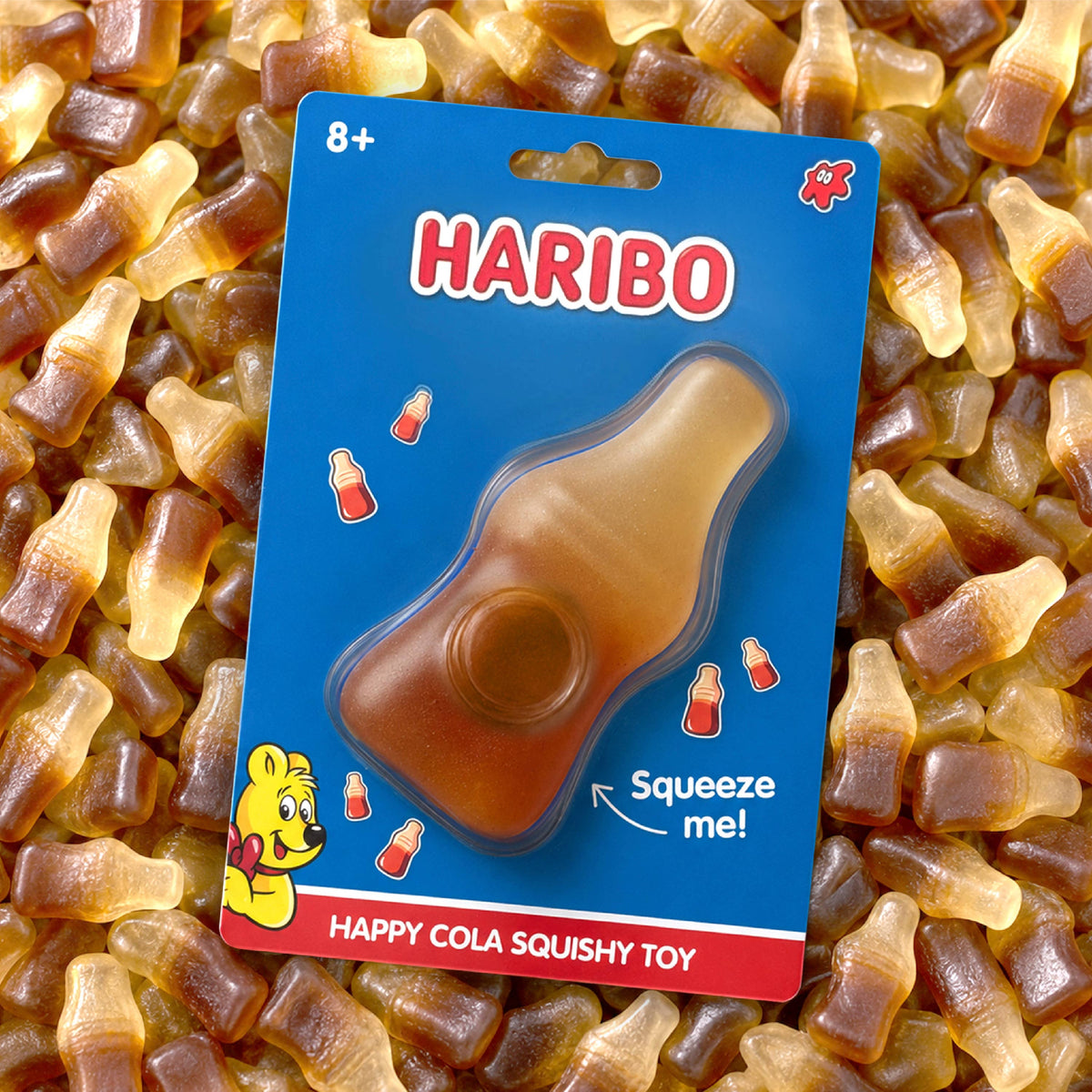 HARIBO Happy Cola Squishy Toy | Maltose-Filled Squishiez Coming Soon…