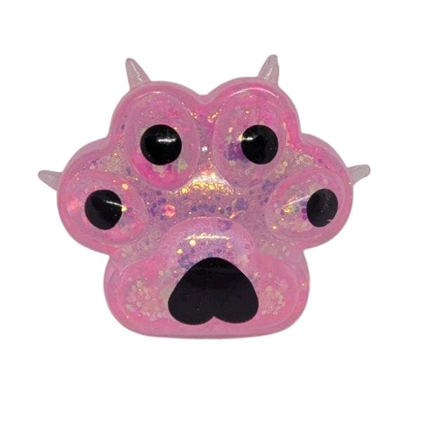 Sugar Squishy Glitter Paw Fidget Toy
