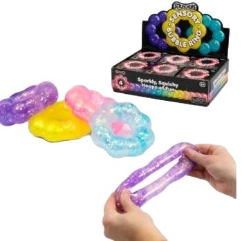 Sensory Bubble Ring with Glitter