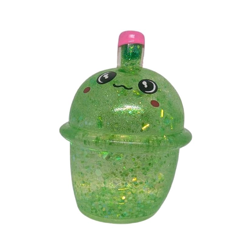 1 PC Sugar Glitter Bubble Tea Squishy