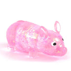 10 PC Sugar Squishy Glitter Fidget Animal Random Colour Mixed Box