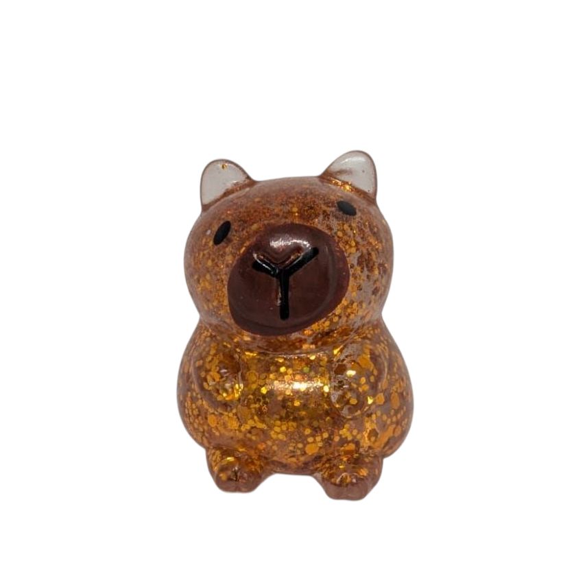 1PC Sugar Glitter Squishy Capybara