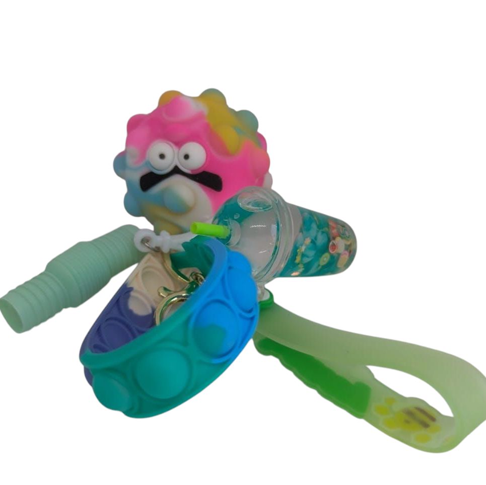 1PC Fidget Sensory Keychain for Stress Relief