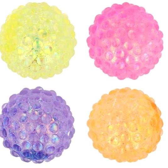 Squeeze Glitter Bobbly Ball