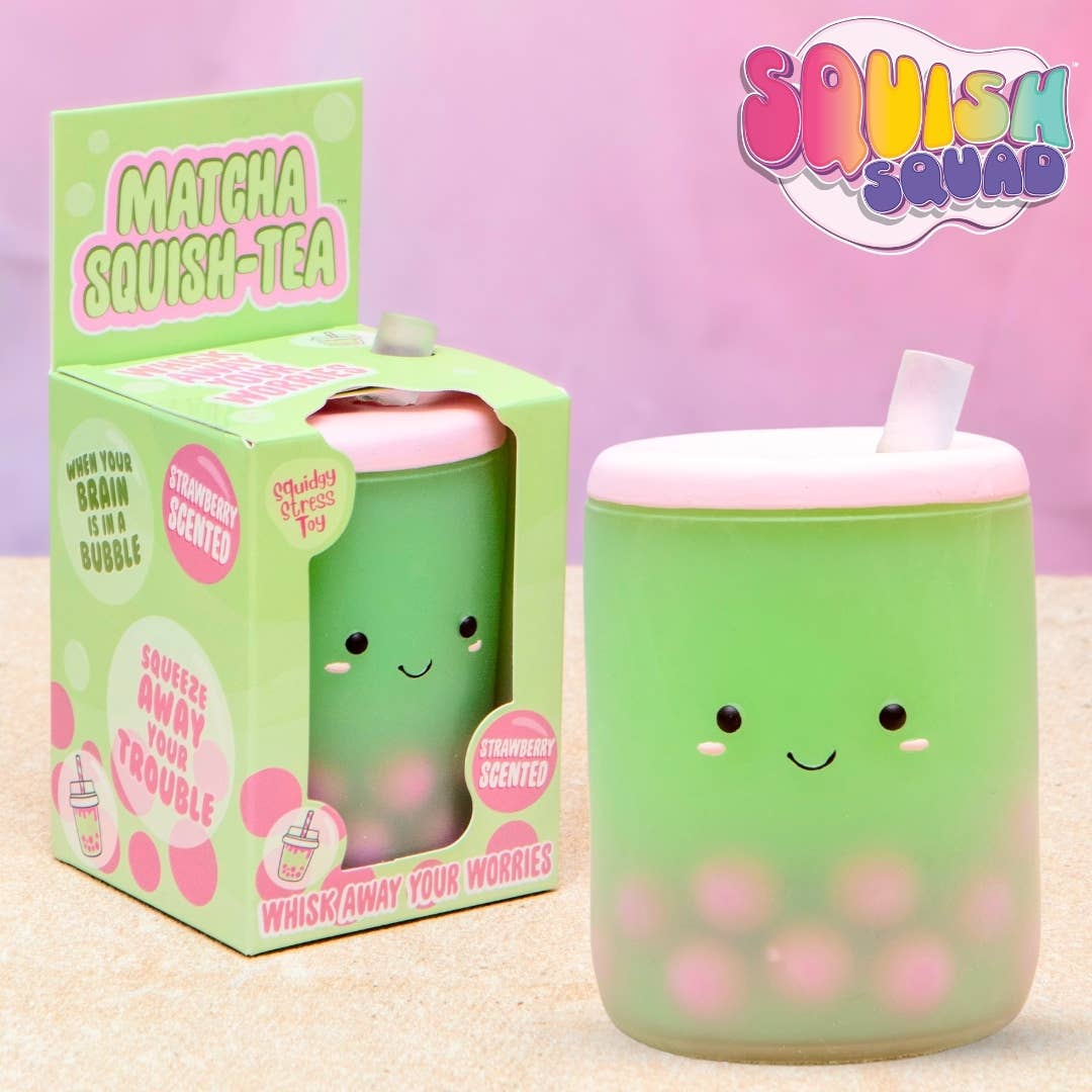 Matcha Squishy Toy, Novelty Fidget Stress Toy