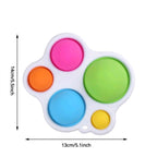Bubble Fidget Montessory Toy, Random Colour
