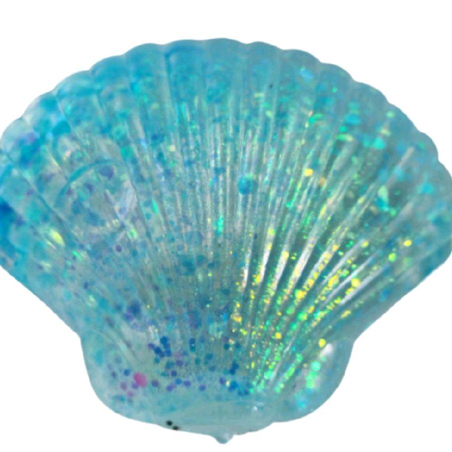 1 PC Sugar Squishy Glitter Seashell Fidget