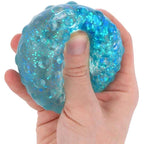 Squeeze Glitter Bobbly Ball