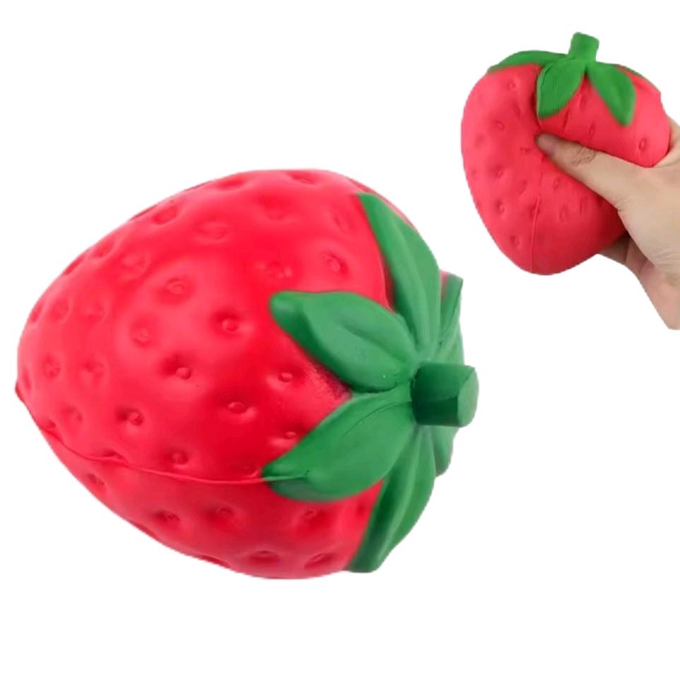 Jumbo Slow Releasing Strawberry Squishy