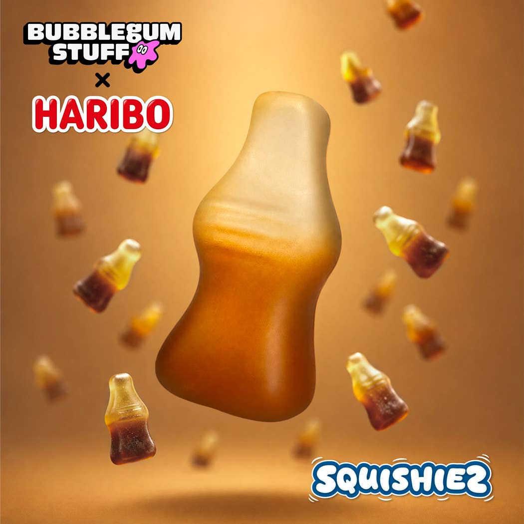 HARIBO Happy Cola Squishy Toy | Maltose-Filled Squishiez Coming Soon…