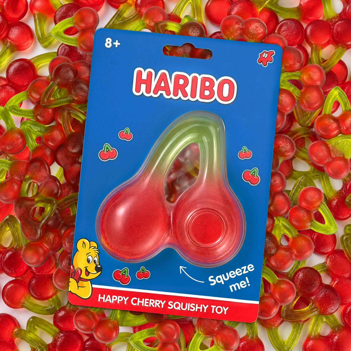 HARIBO Happy Cherry Squishy Toy | Maltose-Filled Squishiez Coming Soon…