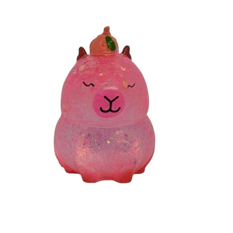 1PC Maltose Glitter Capybara Squishy Toy