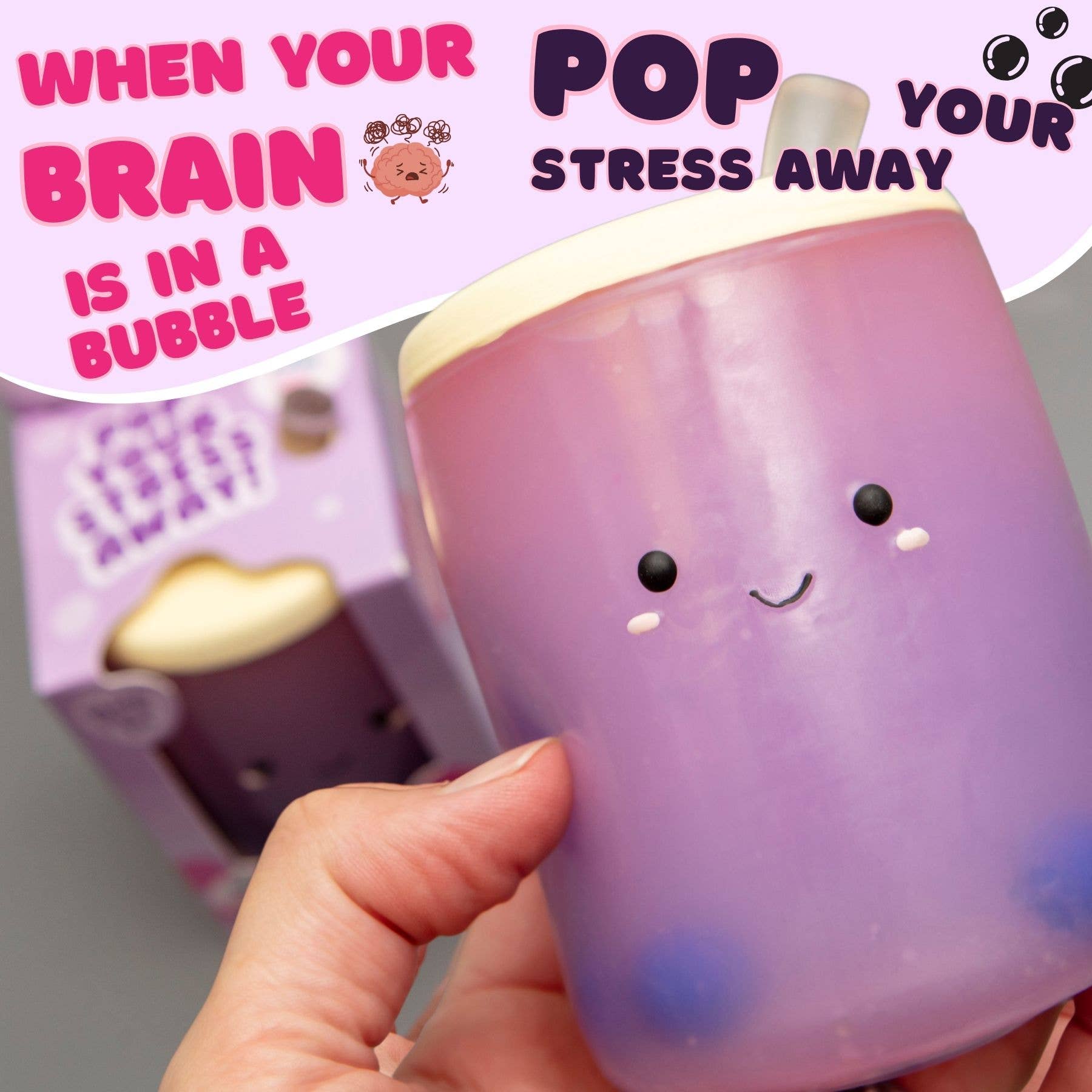 Squishy Toy - Boba Tea - Fidget Stress Ball/Toy