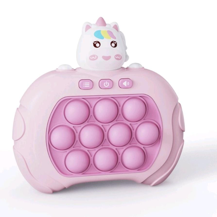 Unicorn Quick Push Fidget Bubble Sensory Llight up Game