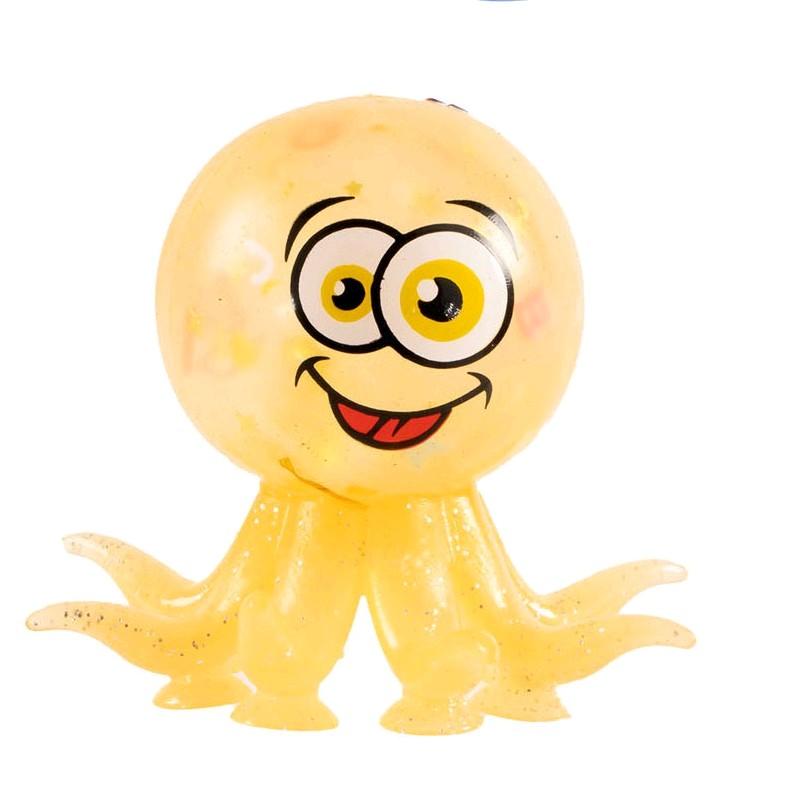 1 PC Squish Sucker Octopus Stress Release