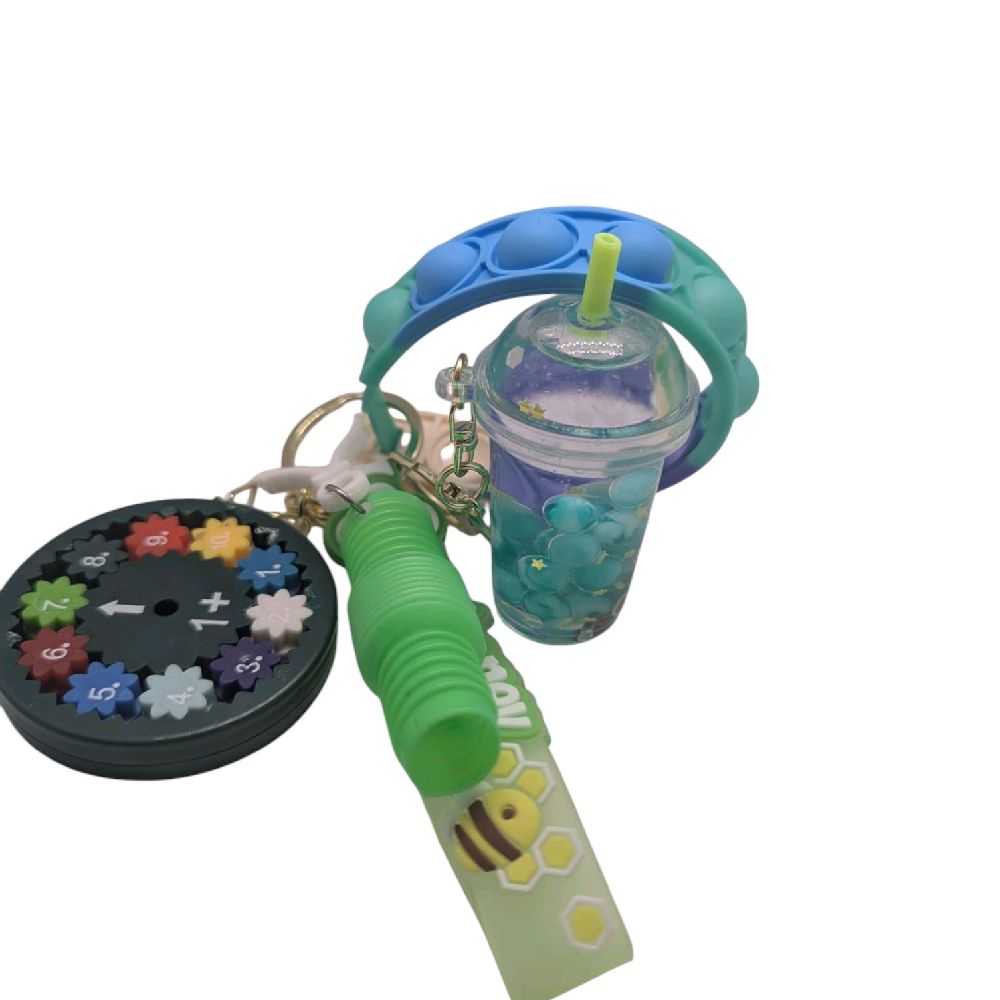 1PC Fidget Sensory Keychain for Stress Relief