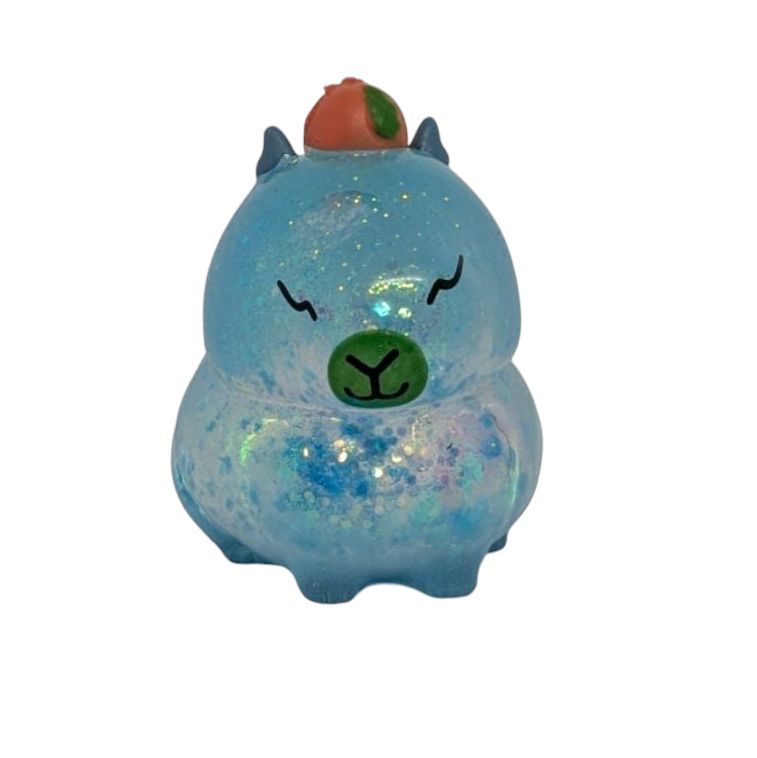 1PC Maltose Glitter Capybara Squishy Toy