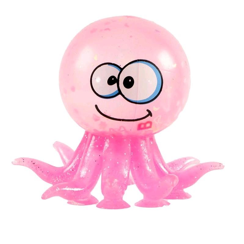 1 PC Squish Sucker Octopus Stress Release