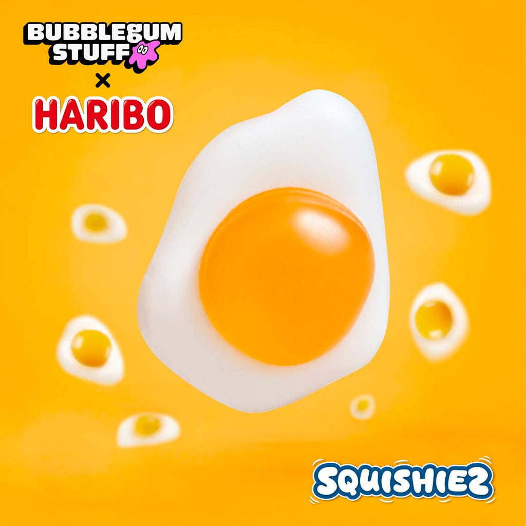 HARIBO Fried Egg Squishy Toy | Maltose-Filled Squishiez Coming Soon…