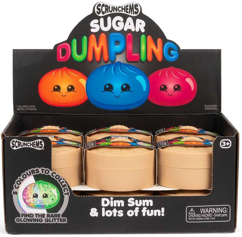 Scrunchems Sugar Dumpling - 5 Colours Lots of Fun - Find the Rare Glowing Glitter