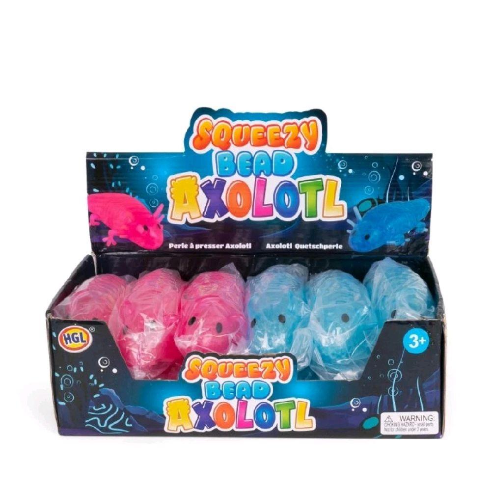 1PC Beaded Axolotl Squishy Toy