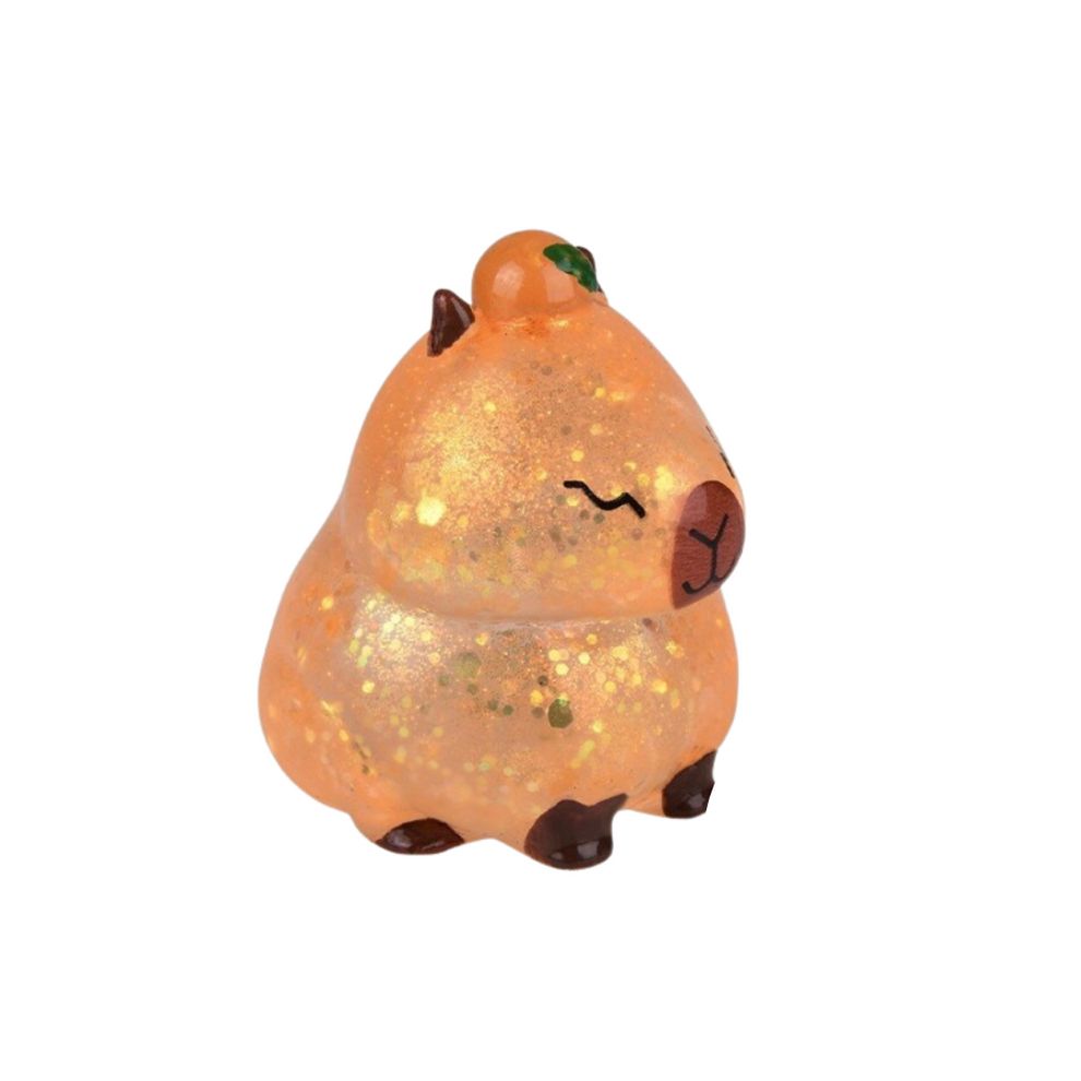 1PC Maltose Glitter Capybara Squishy Toy
