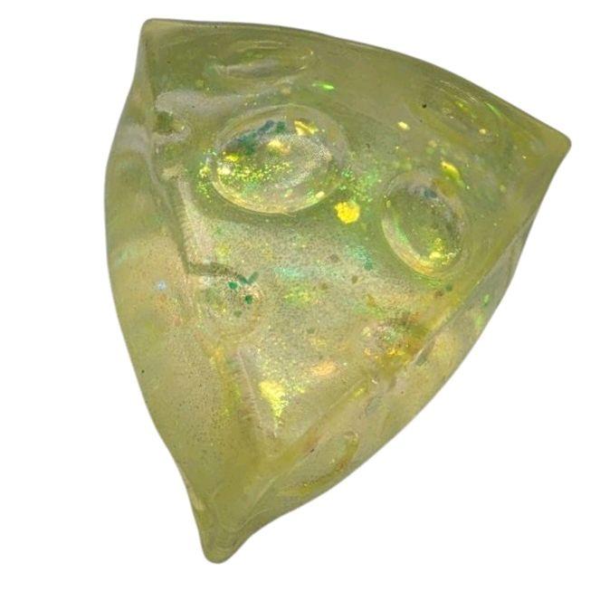 1 PC Sugar Cheese Glitter Squishy