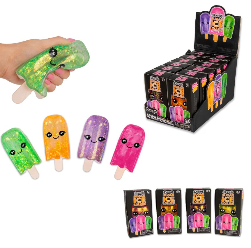 Scrunchems Sugar Ice Lolly Squishy – Sensory Fidget Toy