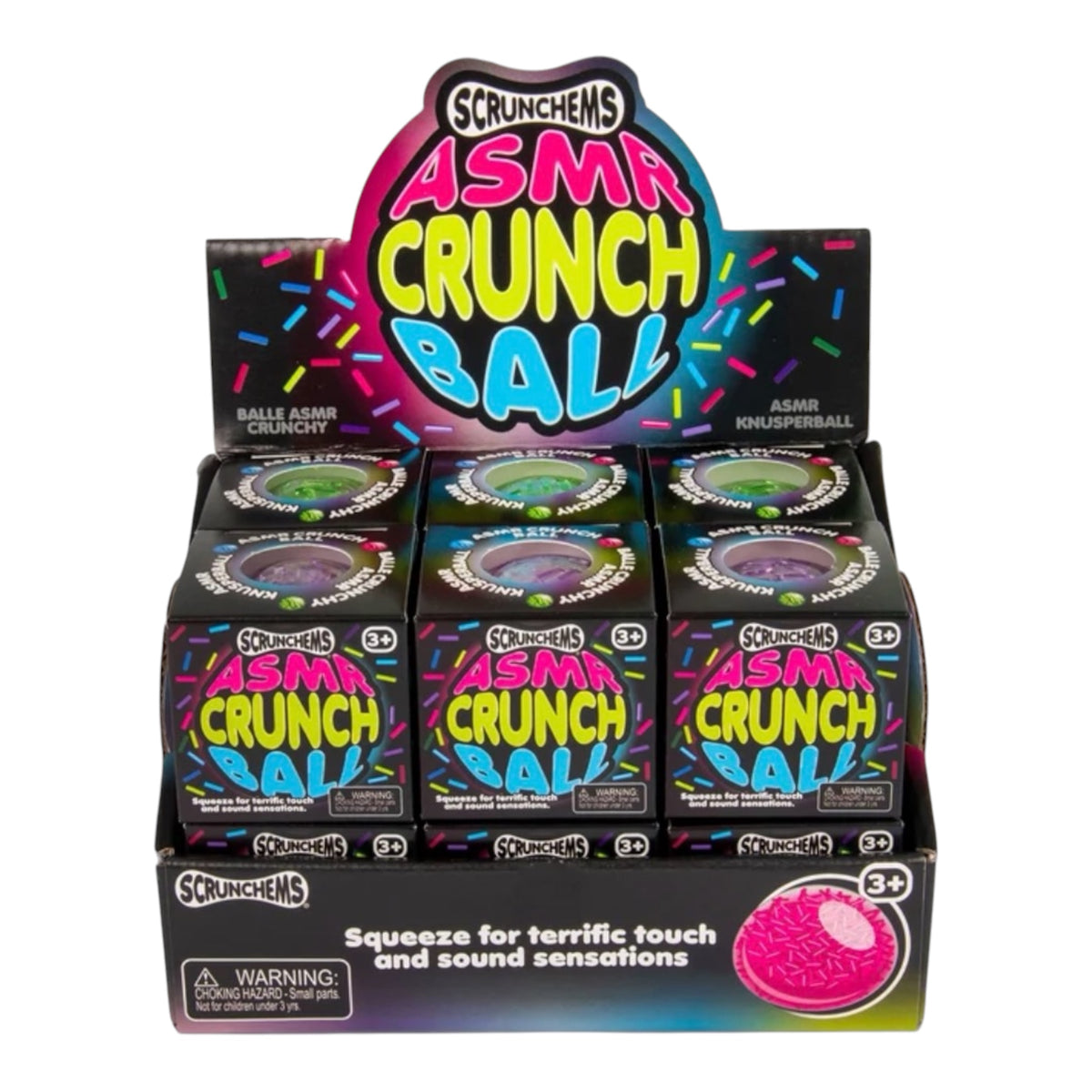 Scrunchems ASMR Crunch Ball - Squeeze for Terrific Touch and Sound Sensations