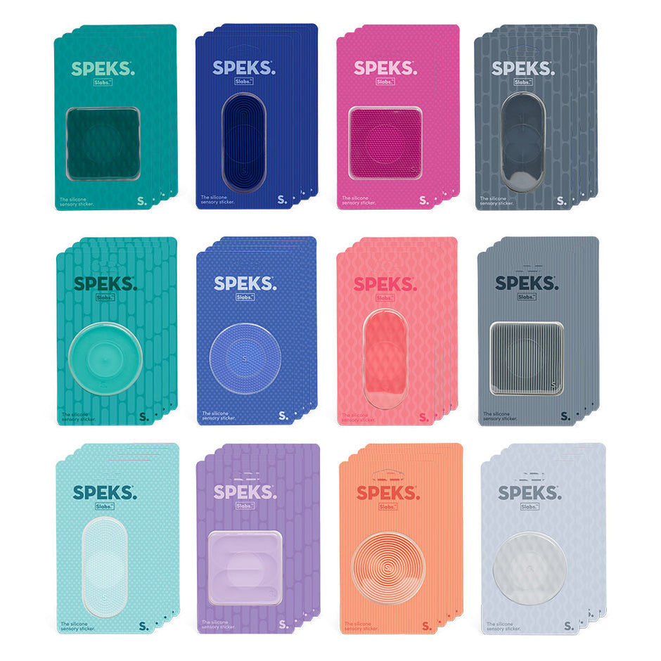 Speks Slabs- The Silicone Sensory Sticker Coming Soon…