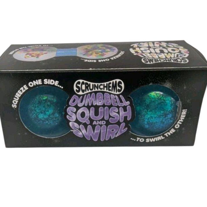 1 PC Scrunchems Squish and Swirl Dumbell Fidget Toy