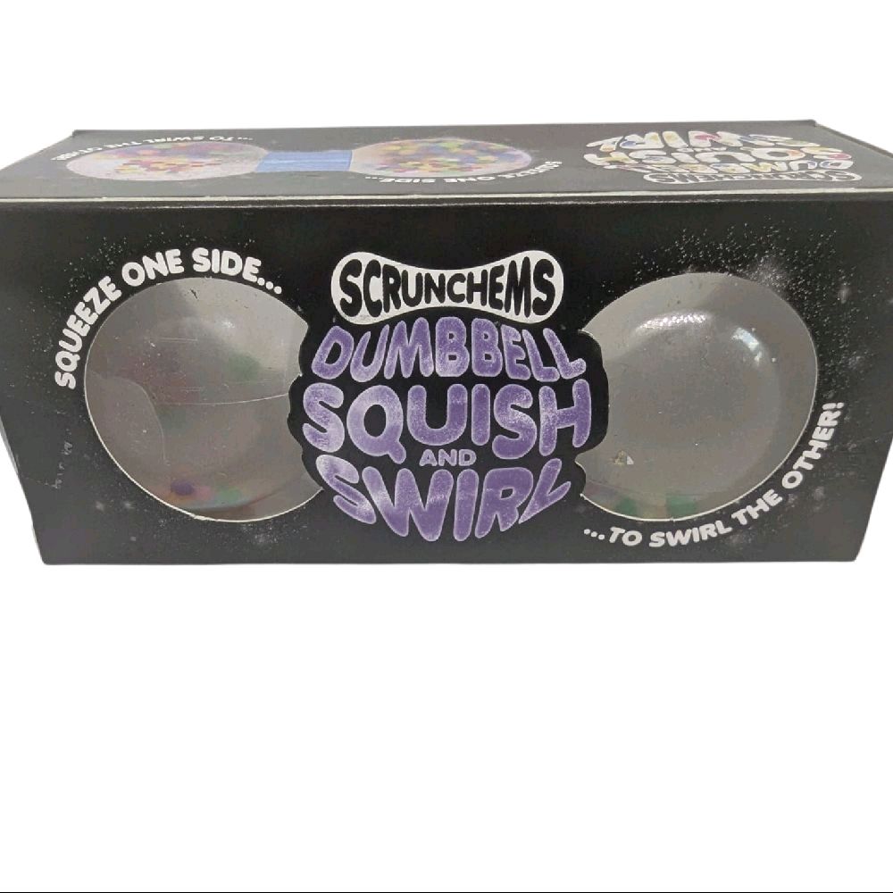 1 PC Scrunchems Squish and Swirl Dumbell Fidget Toy