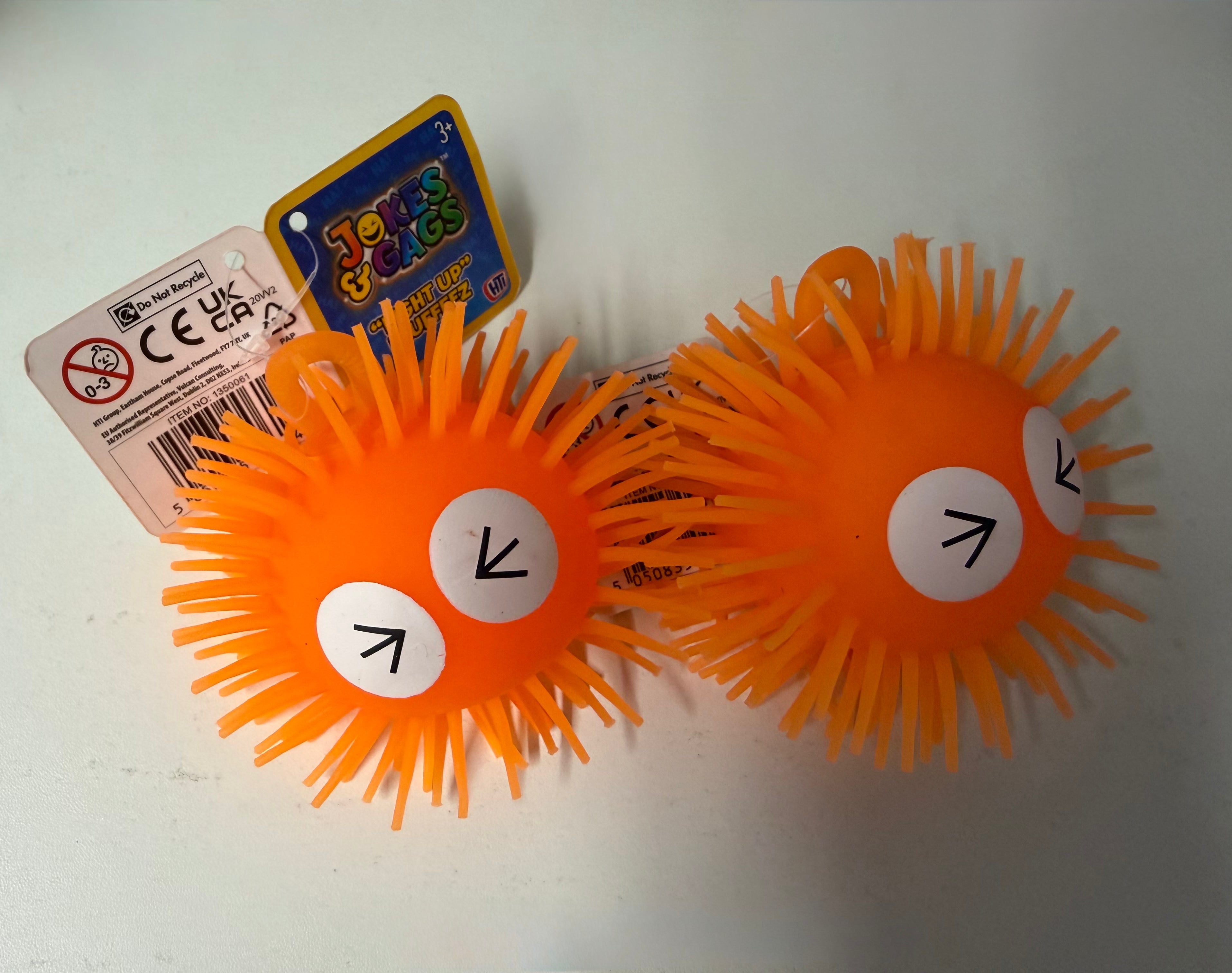 Perfectly Imperfect Light Up Fluffeez Puffer Ball 10CM for Stress Relief