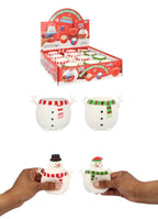 Pop up Surprise Snowman Squishy Toy