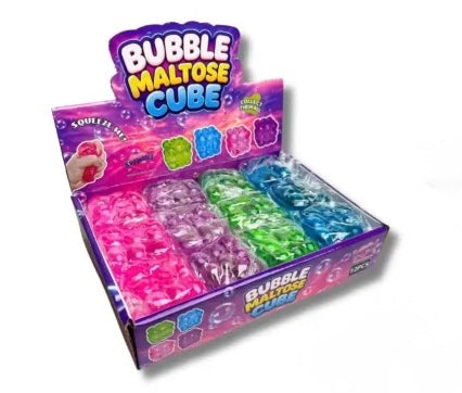 Bubble Maltose Squishy Cube - Fun & Interactive Toy for Kids - Perfect for Sensory Play & Stress Relief