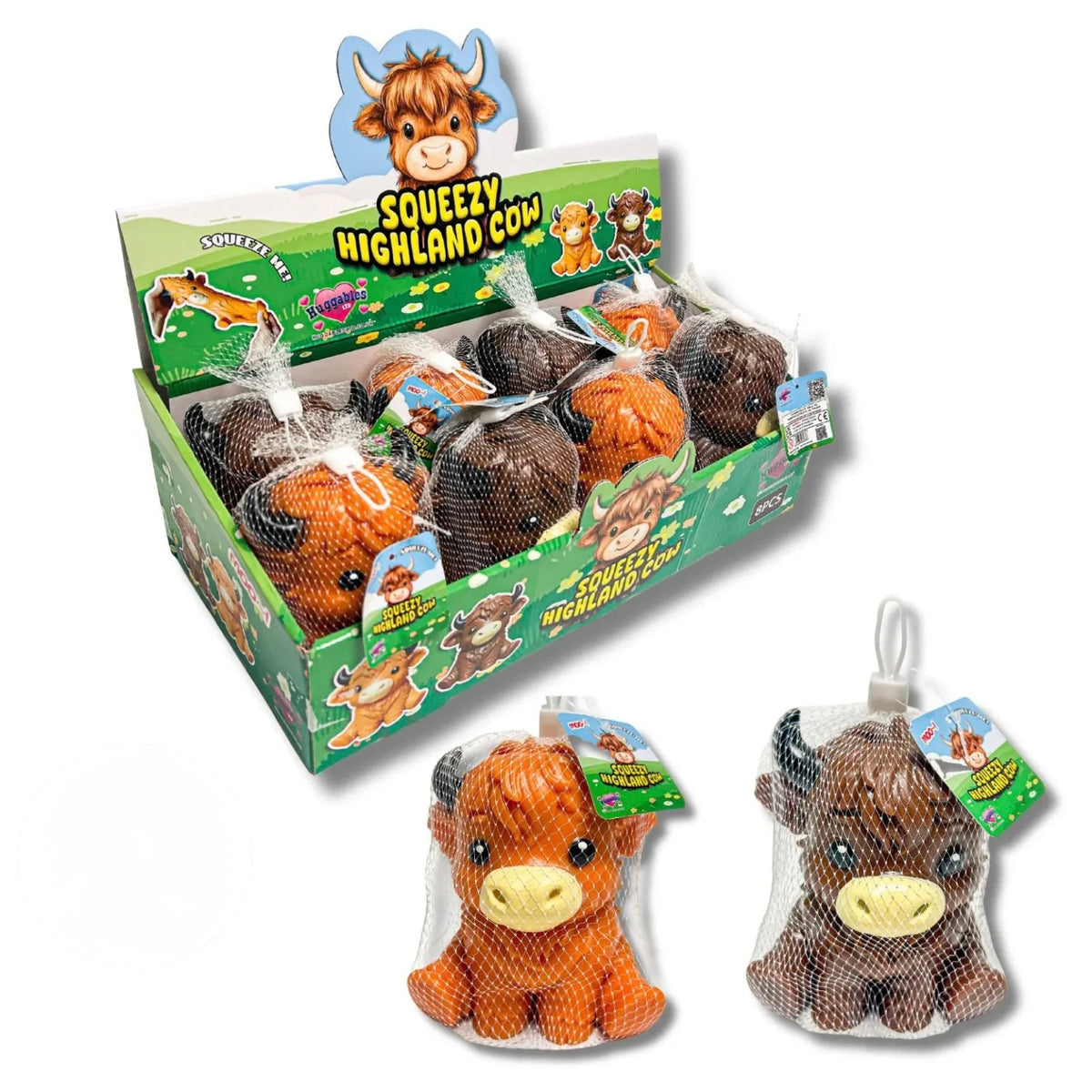 Cute Highland Cow 14 CM Squishy Fidget Toy