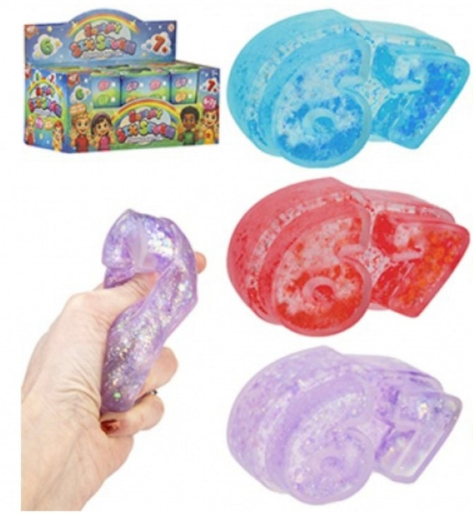1 PC 67 Glitter Sugar Squishy