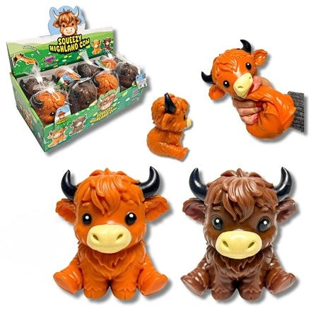 Cute Highland Cow 14 CM Squishy Fidget Toy
