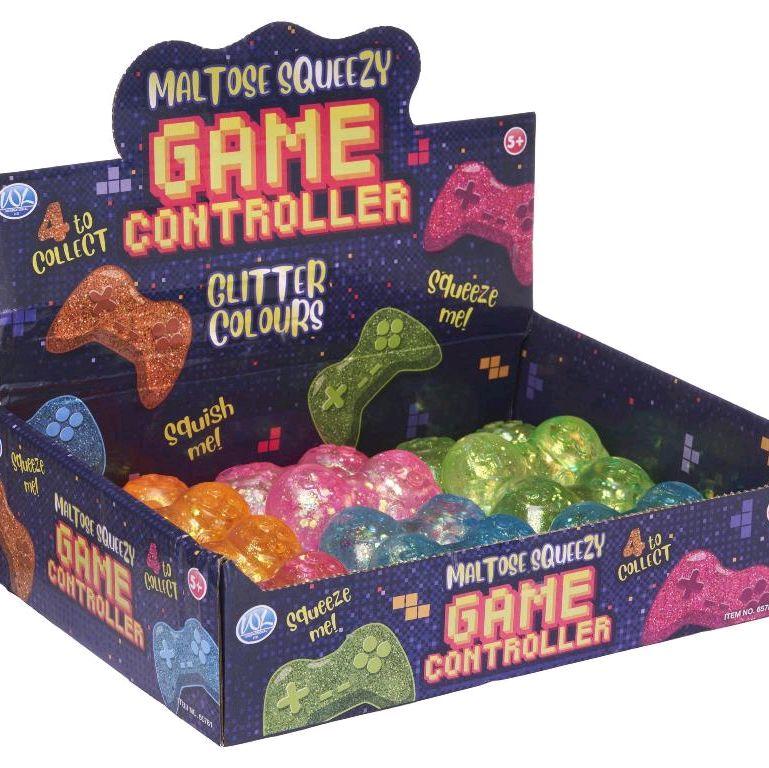1PC Game Controller Sugar Glitter Squishy Fidget Toy