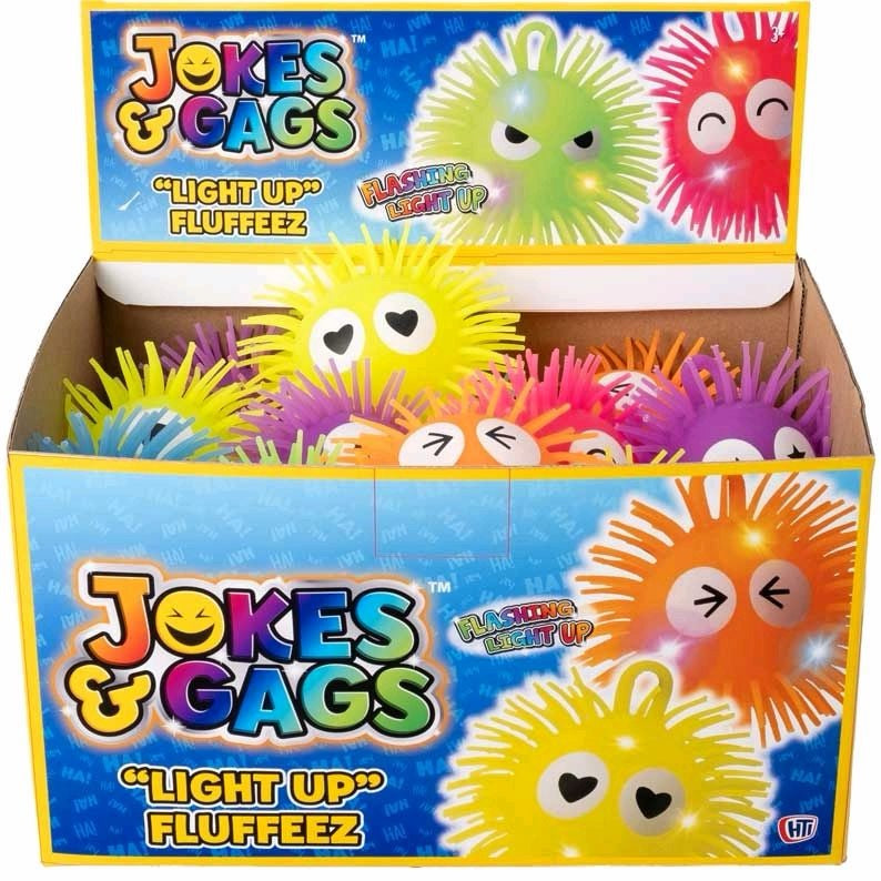 Perfectly Imperfect Light Up Fluffeez Puffer Ball 10CM for Stress Relief