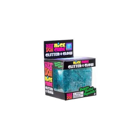 NeeDoh Nice Cube Glitter and Glow - Max Order Limit is 3 per Customer. We have the right to Cancel any orders Exceeding order Limit