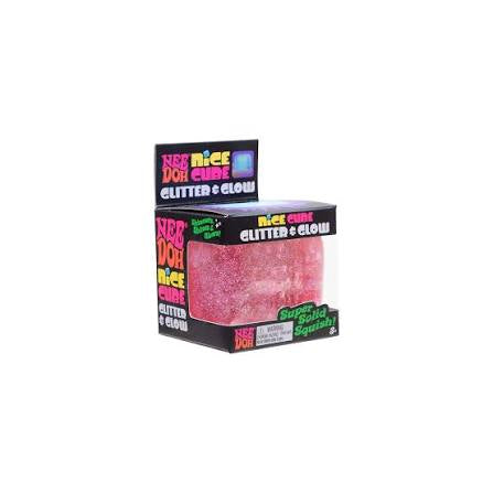 NeeDoh Nice Cube Glitter and Glow - Max Order Limit is 3 per Customer. We have the right to Cancel any orders Exceeding order Limit