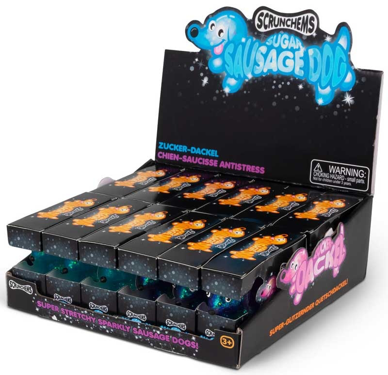 Scrunchems Sugar Sausage Dog - Anti Stress