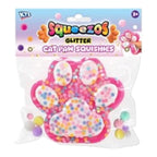 SQUISHY LARGE CAT PAW WITH GLITTER & BOBBLES
