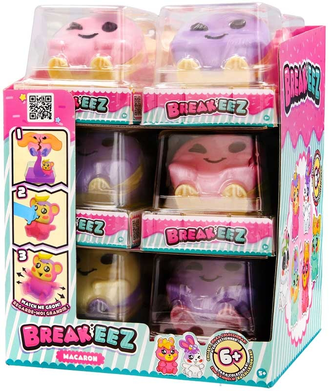 Breakeez Assorted Macarons 6 to Collect - Perfect for Fun Playtime and Collection