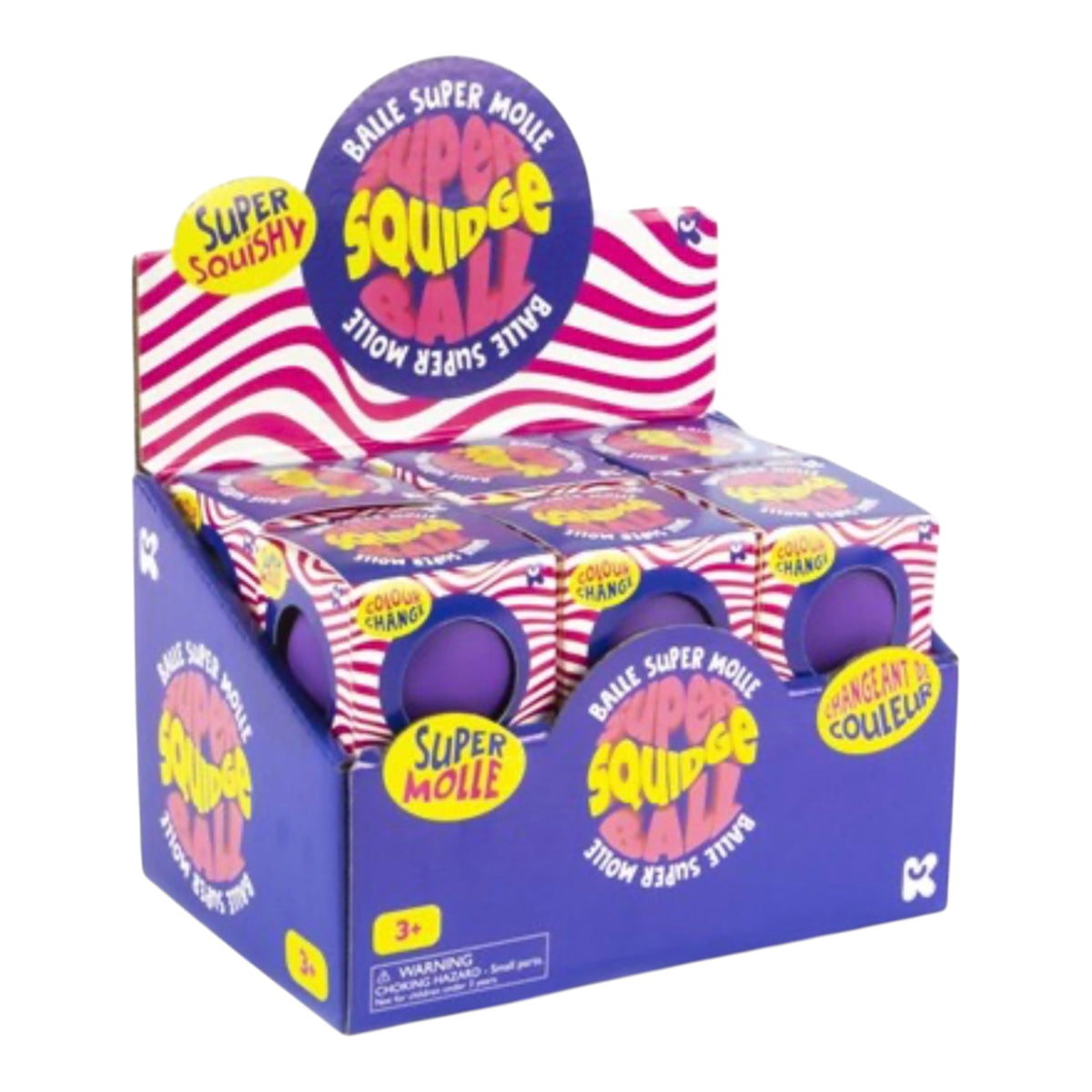 Colour Changing Super Squish Ball – Heat Reactive Fidget & Stress Relief Toy